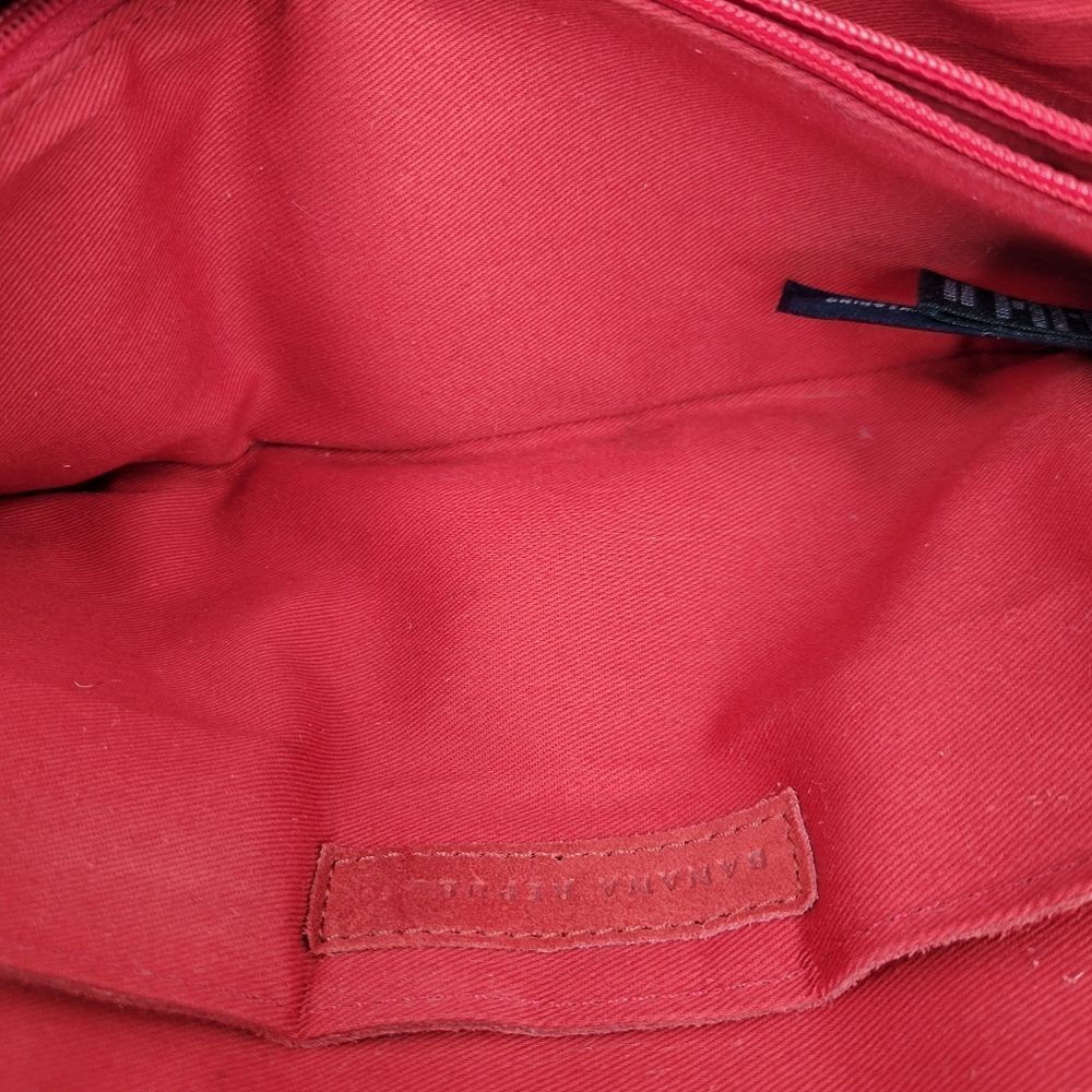 Banana Republic Y2K Red Suede Mini Shoulder Bag or Clutch - Picture 4 of 13
